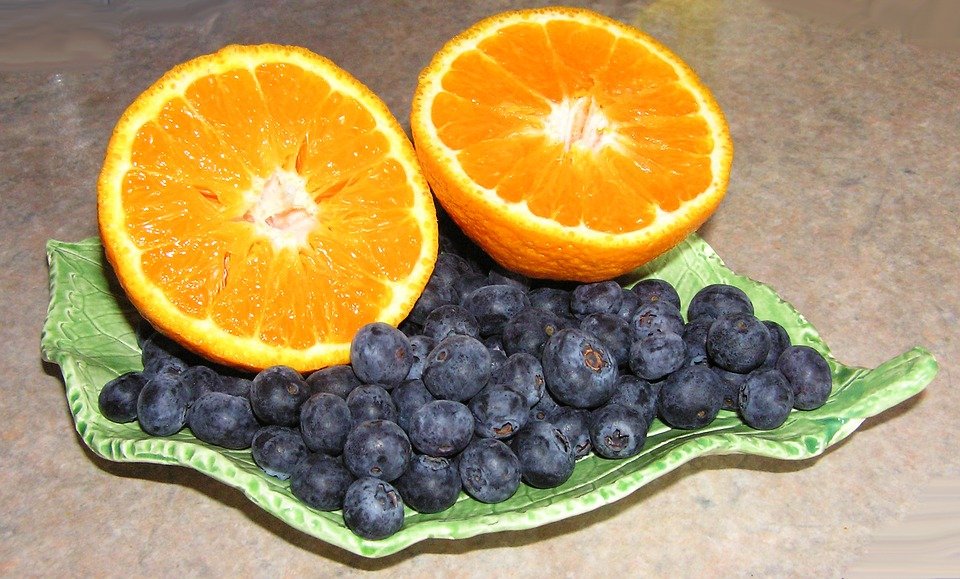 Peruvian citrus and blueberries